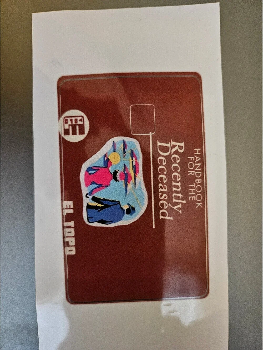 Beetlejuice recently deceased Scary Bank/Credit/Debit Card Skin Sticker - NEW